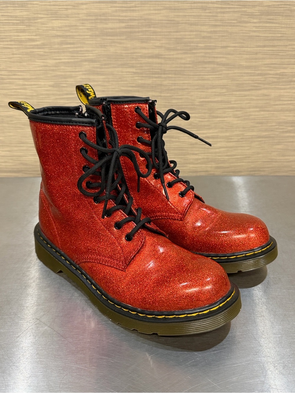 Dr. Martens 1460 Glitter Lace Up Boot Women’s US 7